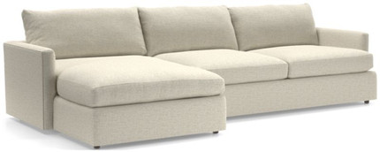 Click for more info about Lounge II Deep-Seated Sectional Sofa + Reviews | Crate and Barrel