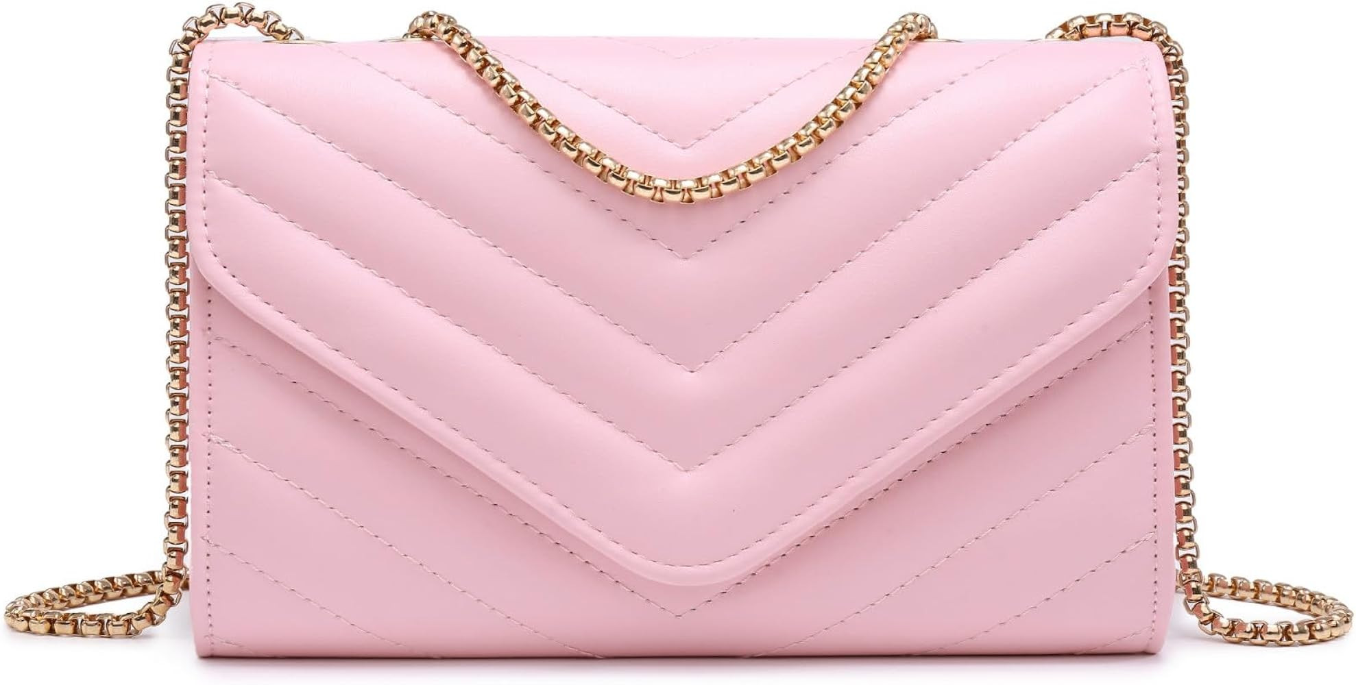 Dasein Women Small Quilted Crossbody Bags Stylish Designer Evening Bag Clutch Purses and Handbags... | Amazon (US)