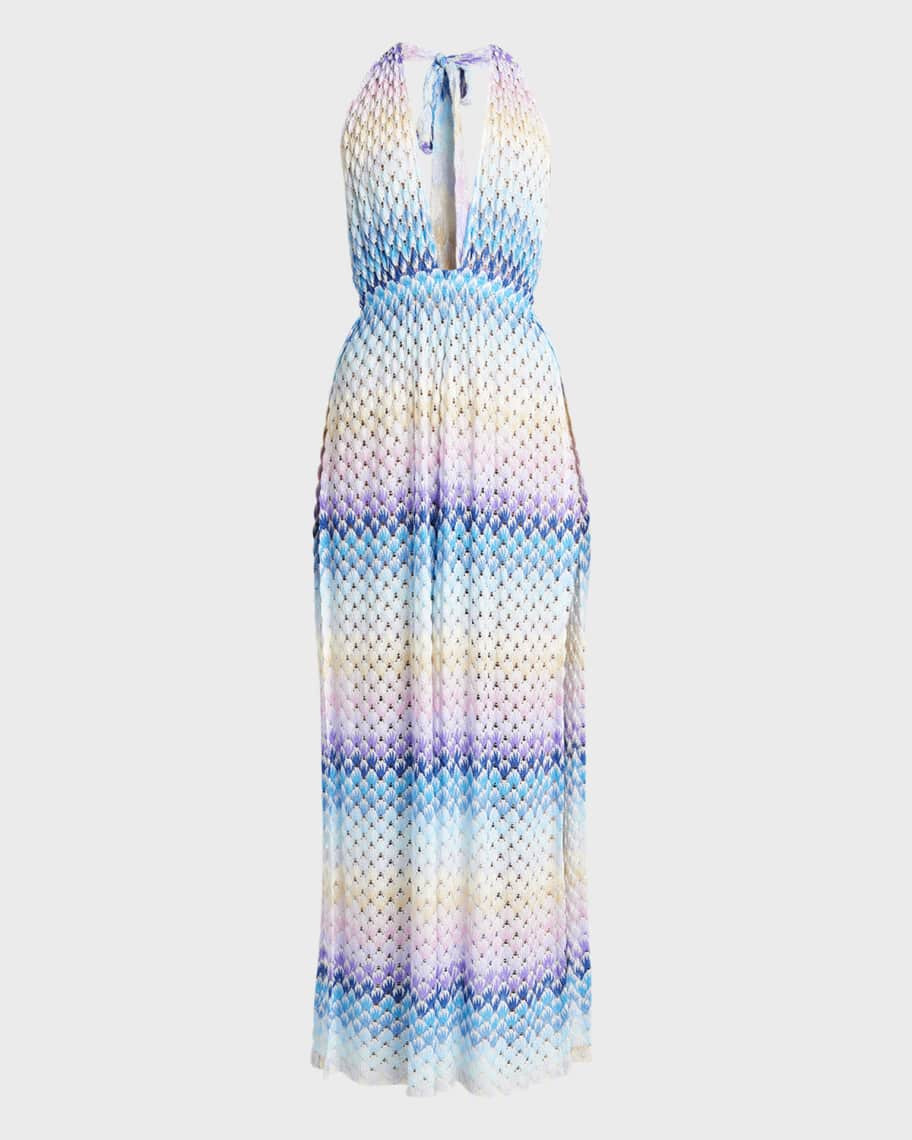 Missoni Degrade Lace-Effect Coverup Maxi Dress | Neiman Marcus