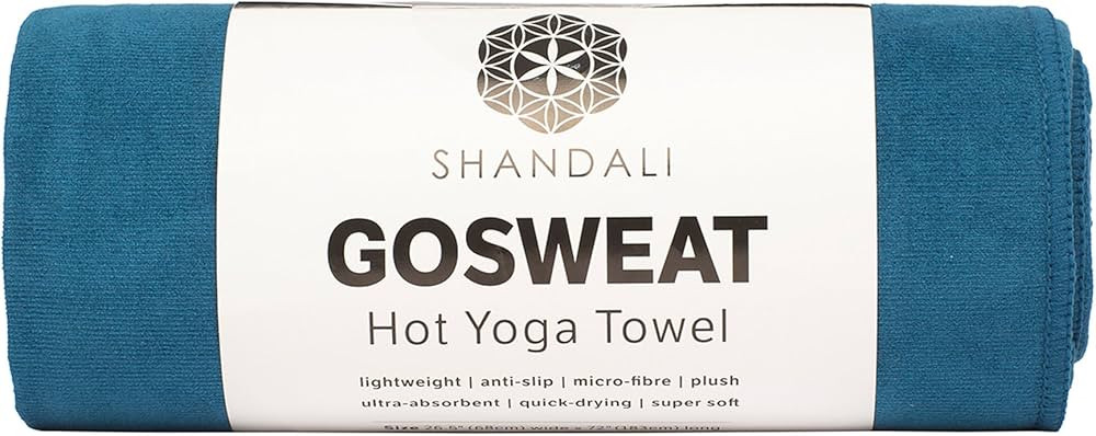 Shandali GoSweat Non-Slip Hot Yoga Towel with Super-Absorbent Soft Suede Microfiber in Many Color... | Amazon (US)