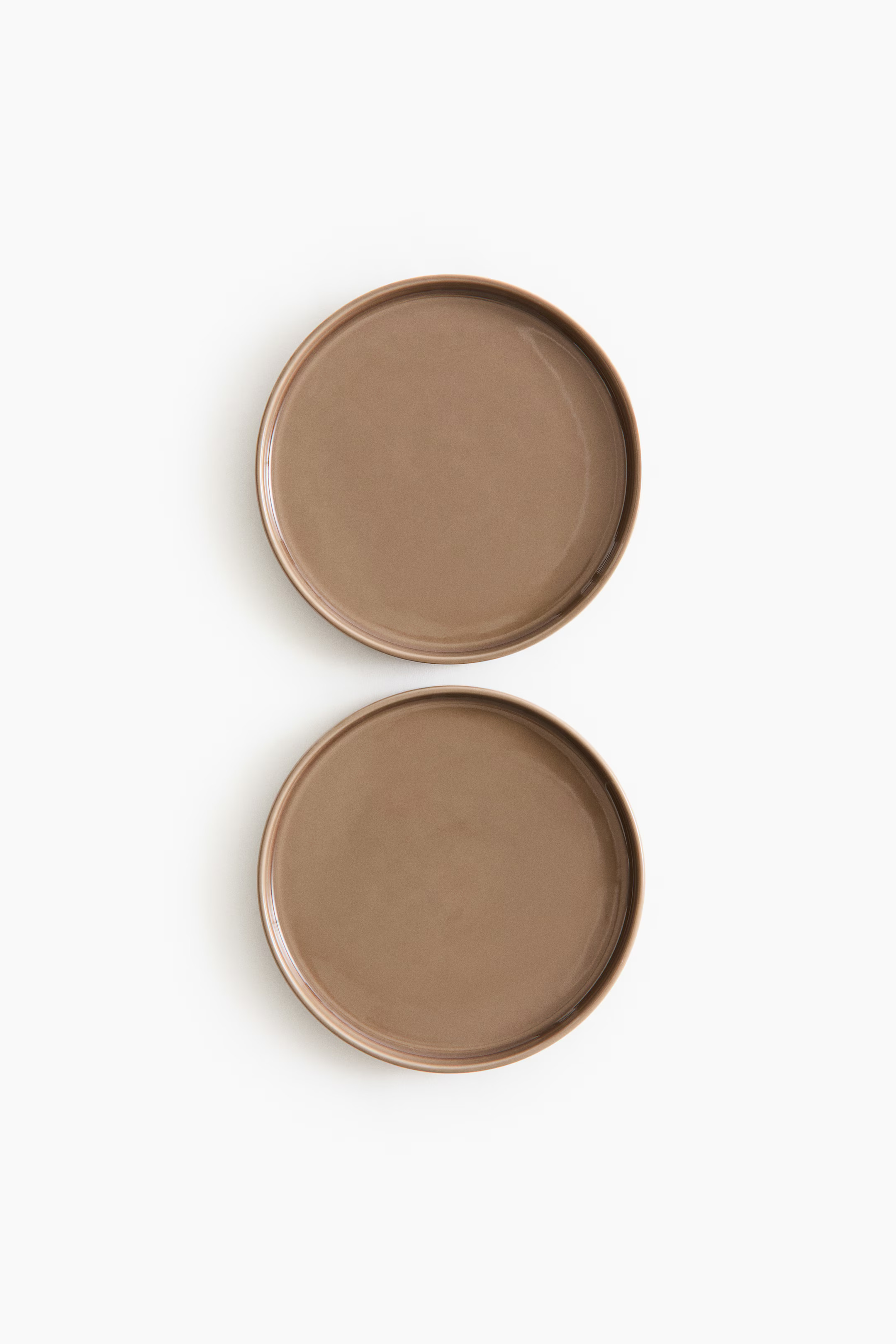 2-Pack Medium-Sized Stoneware Plates | H&M (US + CA)