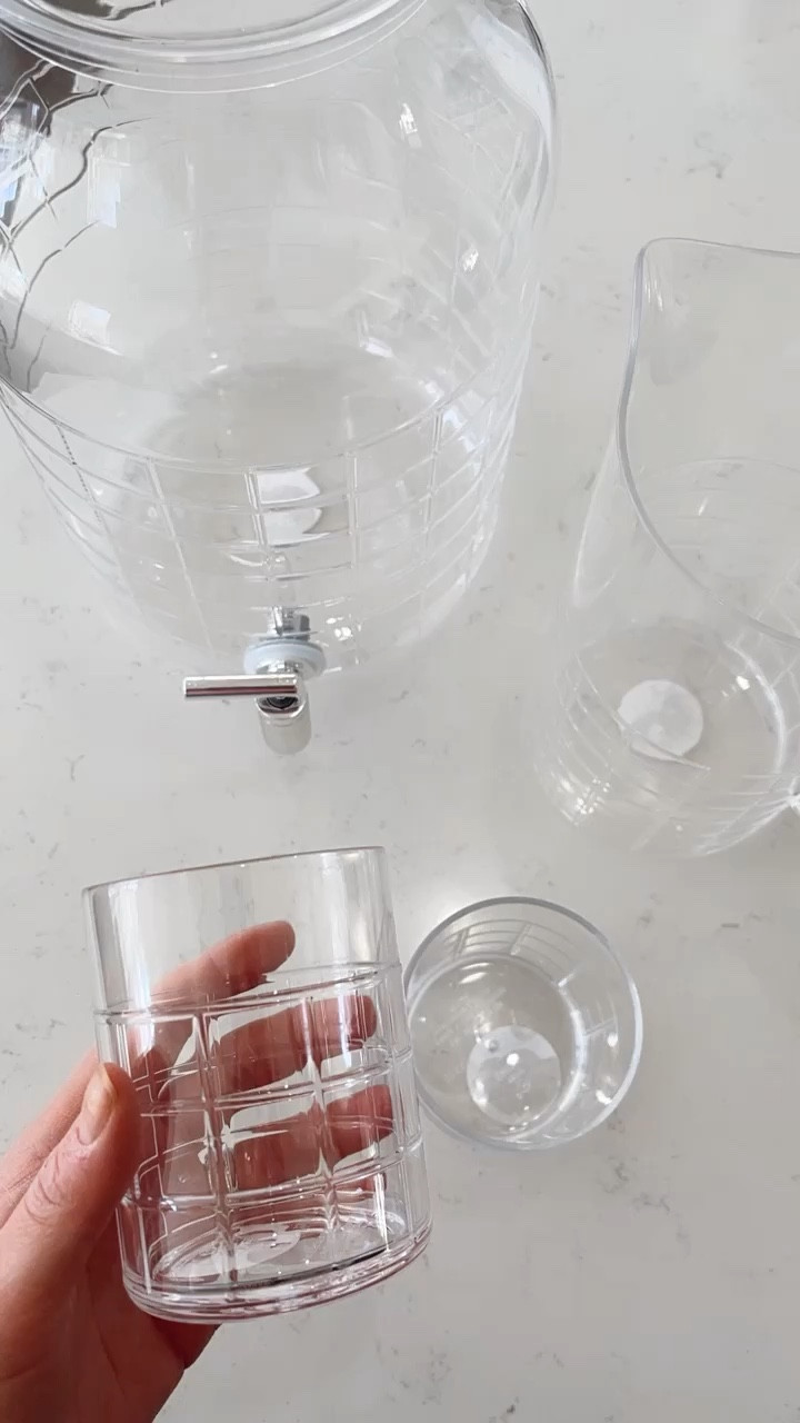 Love these new acrylic drink pieces from target. Tumblers, pitcher, beverage dispenser. All under $20! Summer decor. Outdoor decor  

#LTKFind #LTKhome #LTKunder50