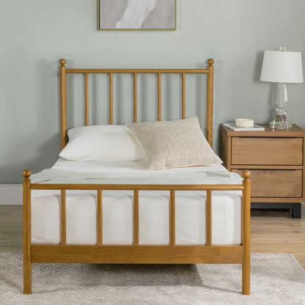 Edward Solid Wood Slat Bed | Wayfair North America