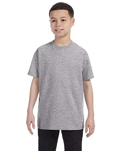 By Gildan Gildan Youth 53 Oz T-Shirt - Sport Grey - XS - (Style # G500B - Original Label) | Amazon (US)