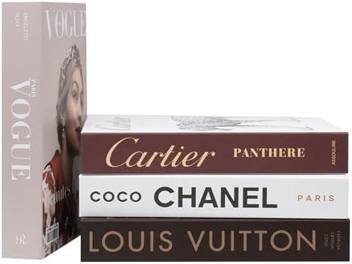Luxe Large | 4 PCS Faux Decorative Books for Home Decor | Not Real Books (Cardboard Boxes) | Coff... | Amazon (US)