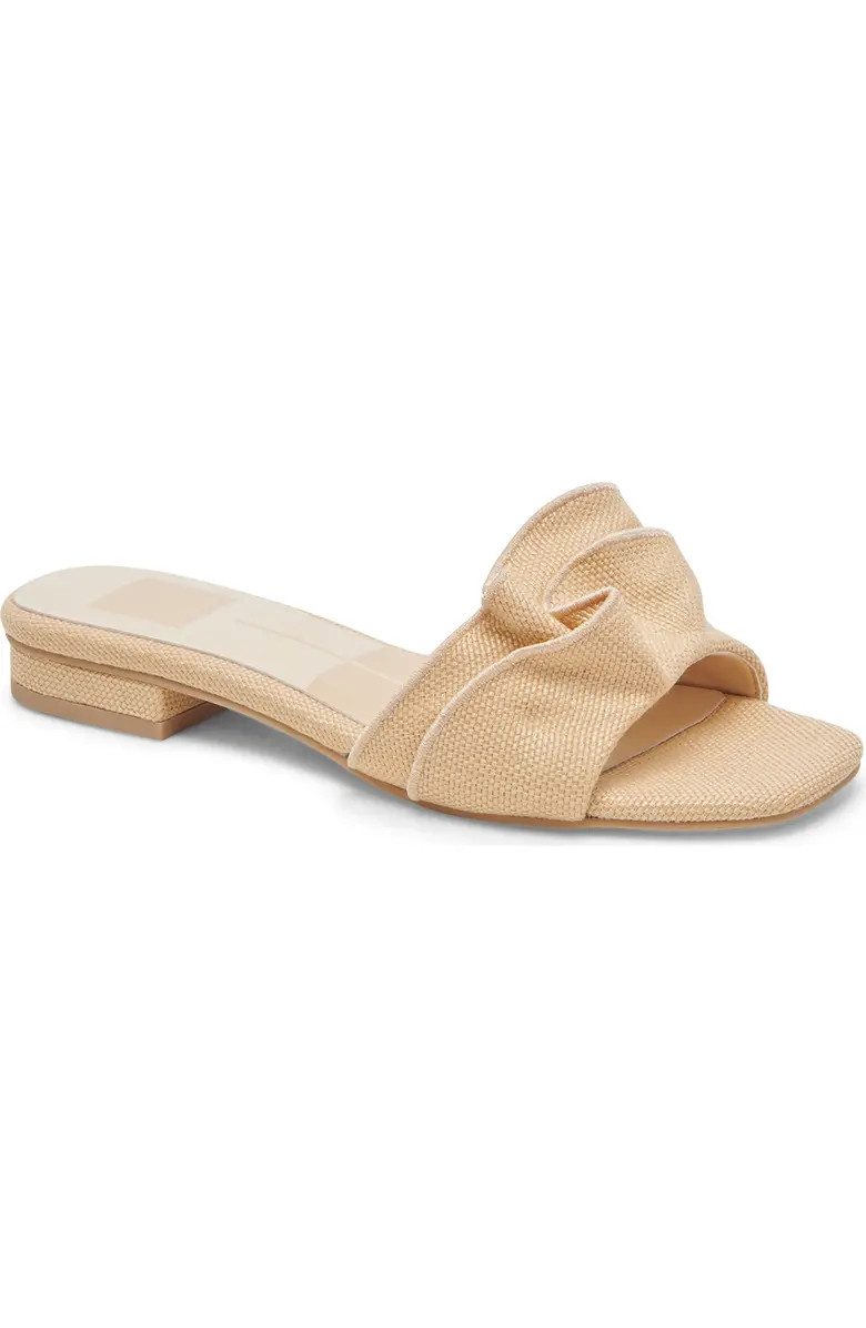 Alumni Raffia Slide Sandal (Women) | Nordstrom