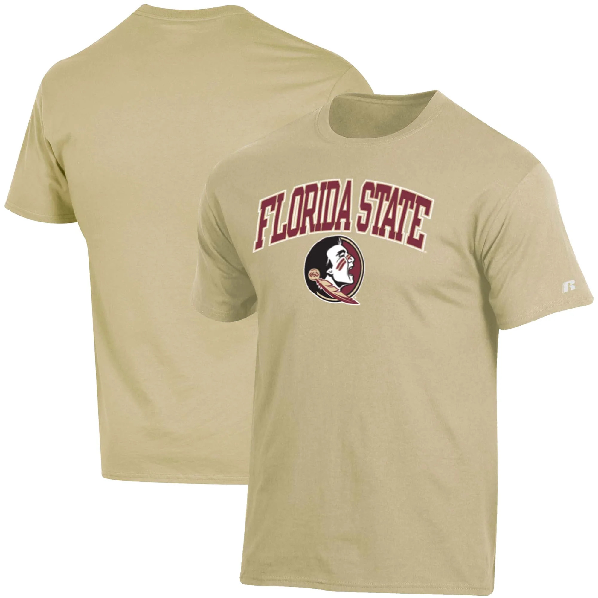 Men's Russell Athletic Gold Florida State Seminoles Wordmark Spinner T-Shirt | Walmart (US)