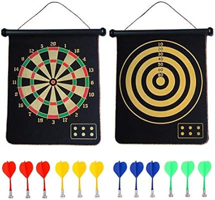 CX L SUM Magnetic Dart Board, Indoor Outdoor Dart Games for Kids with 12pcs Magnetic Darts, Safet... | Amazon (US)
