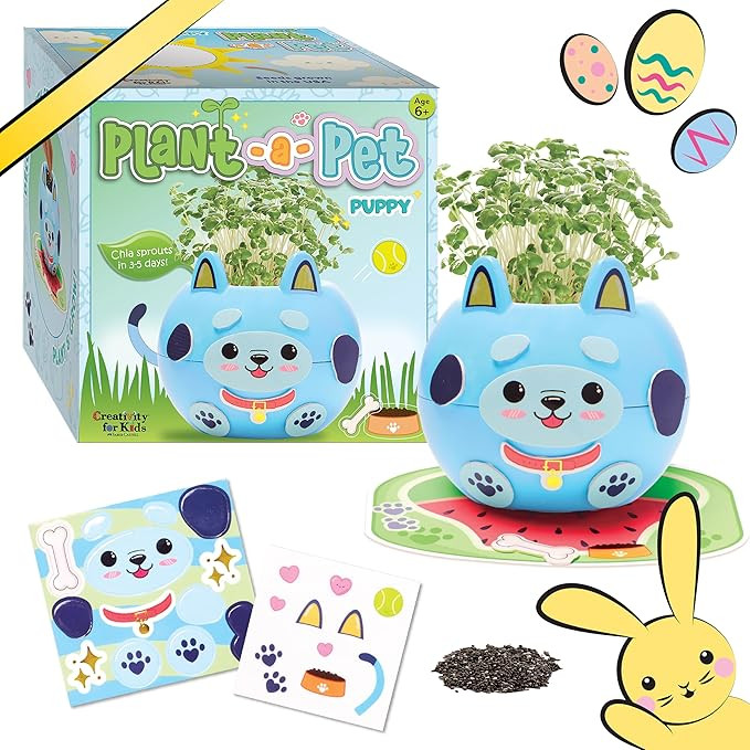 Creativity for Kids Plant-A-Pet: Puppy Toys for Girls - Mini Gifts and Easter Basket Stuffers for... | Amazon (US)