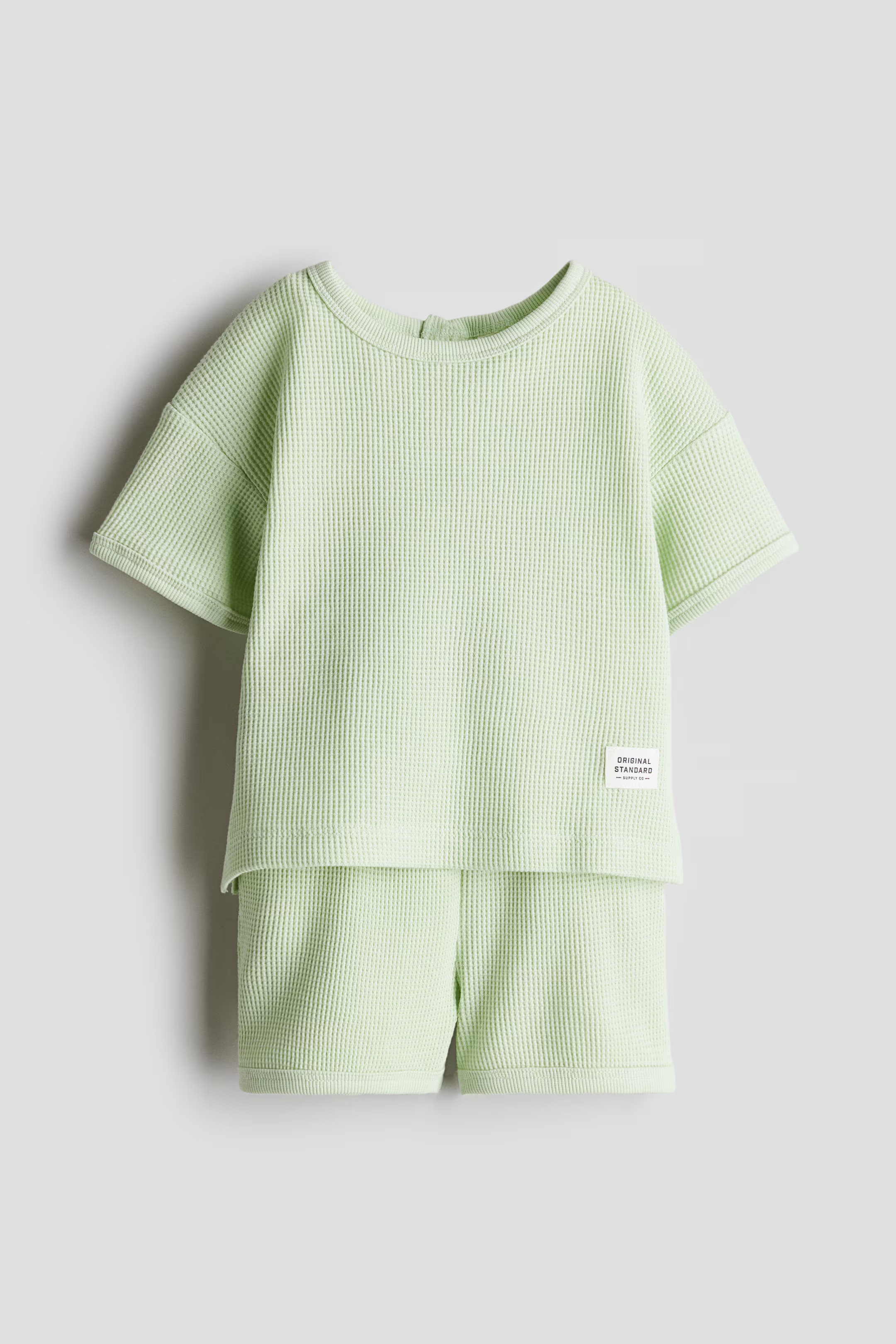 2-piece waffled jersey set | H&M (UK, MY, IN, SG, PH, TW, HK)