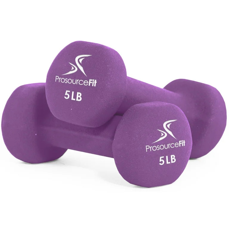 ProsourceFit Set of Two Neoprene Dumbbells Coated for Non-Slip Grip | Walmart (US)