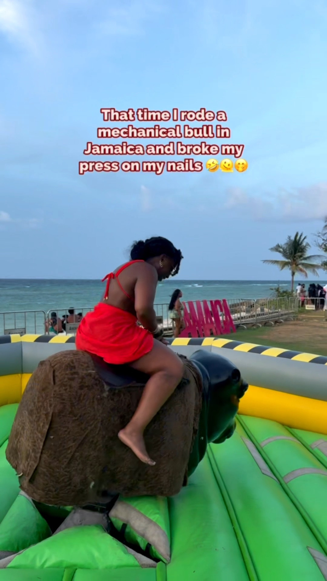 Nah, I was doing well, tho! Don’t you think? 😆🤪🇯🇲 @visitjamaica #visitjamaica #dreamweekend