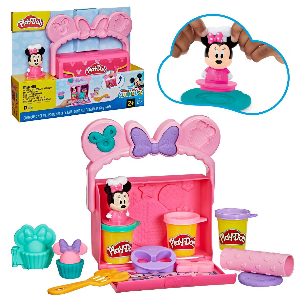 Play-Doh Disney Junior On-the-Go Bakery Play Kitchen Toy Playset | Target