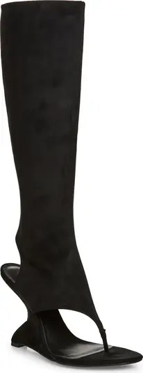 What's-Up Knee High Sculpted Wedge Sandal Boot (Women) | Nordstrom