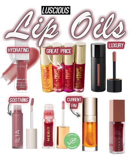 Tried and true lip oils that keep lips hydrated and luscious! 💕 

#LTKGiftGuide #LTKCyberWeek #LTKbeauty