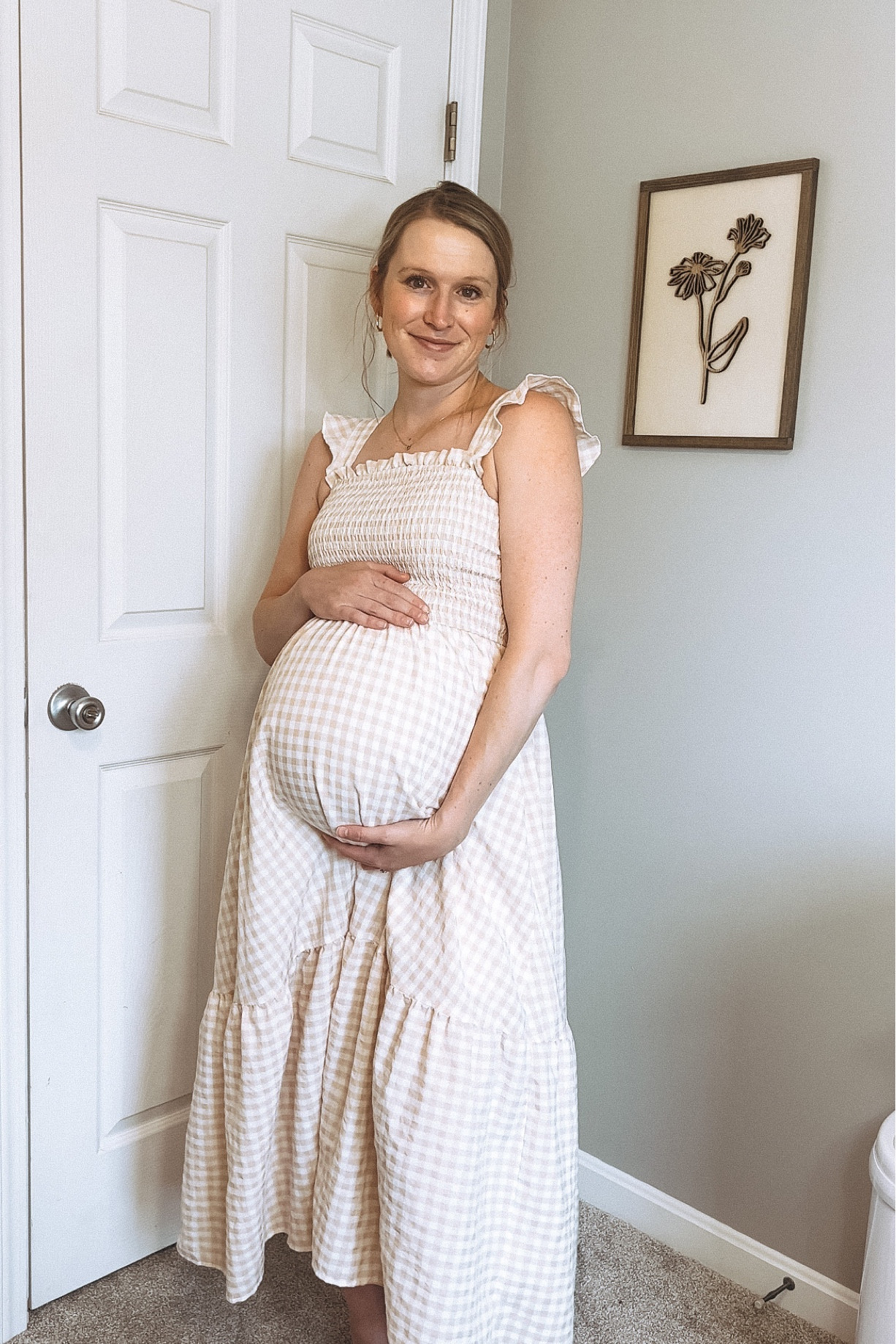 Non maternity pregnancy dress 🤍

#LTKbump #LTKfamily #LTKbaby