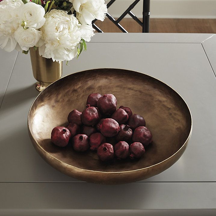 Chester Tray with Hammered Brass Finish & Artful Handmade Design | Ballard Designs, Inc.