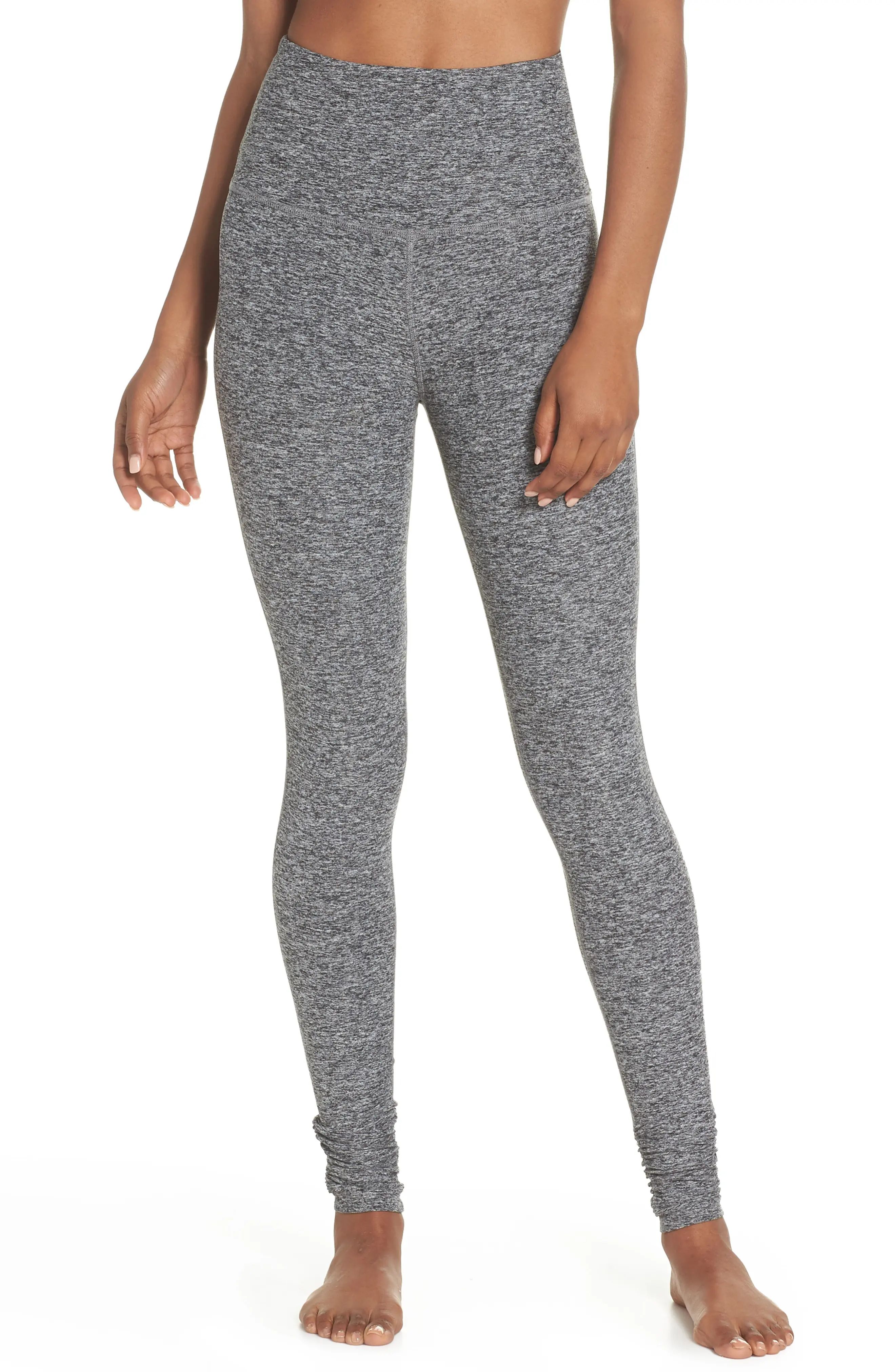 Beyond Yoga High Waist Gathered Leggings | Nordstrom