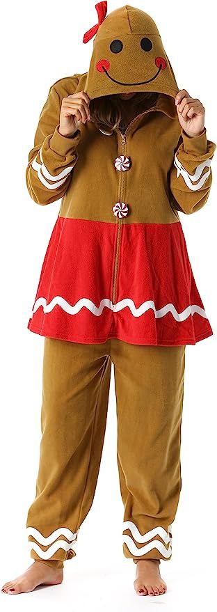 #followme Adult Christmas Onesie for Women Jumpsuit One-Piece Pajamas | Amazon (US)