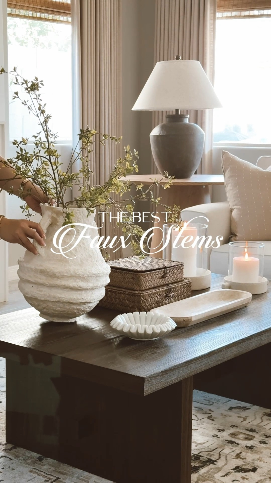 They come in a set of 3 - Coffee table styling, faux amazon stems, amazon must have, amazon find, amazon home must have, faux branches, faux stems 

#LTKStyleTip #LTKSummerEdit #LTKHome