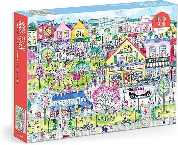 Galison Book Townscape \u2013 1000 Piece Michael Storrings Jigsaw Puzzle Featuring Beautiful Artw... | Amazon (US)
