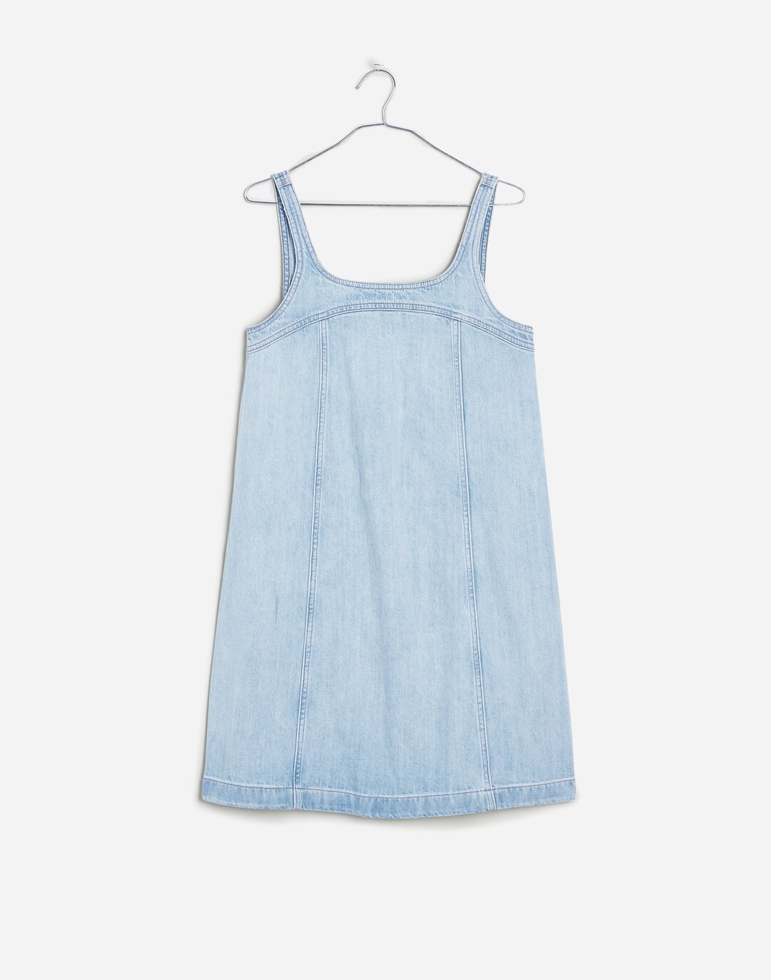 Denim A-Line Sleeveless Mini Dress in Fitzgerald Wash | Madewell