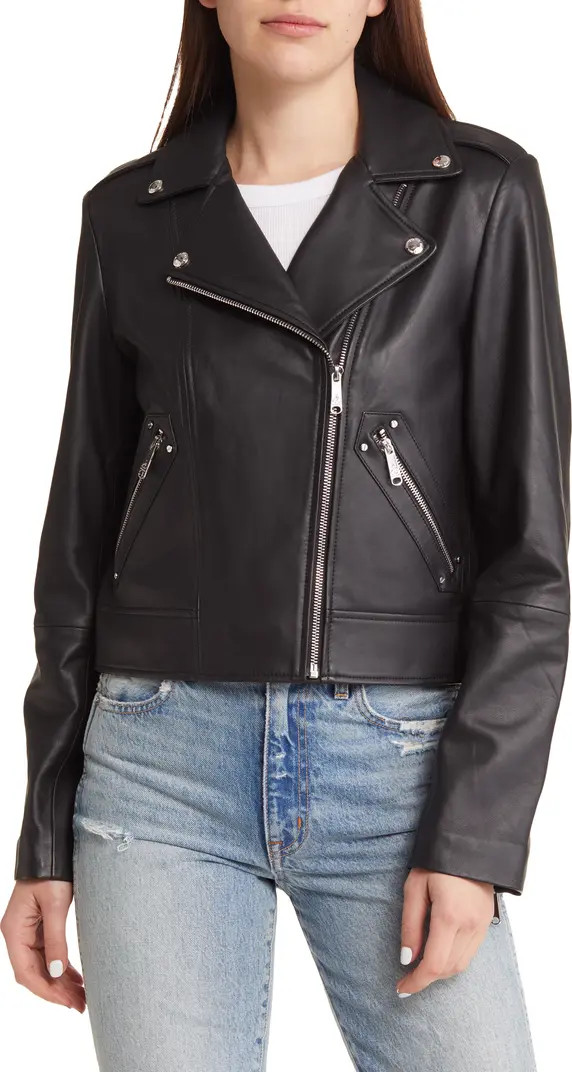 Sam Edelman Leather Moto Jacket | Nordstrom | Nordstrom