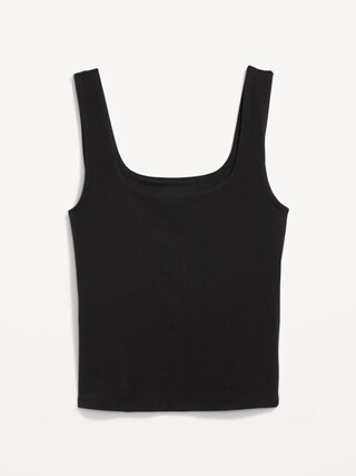 Double-Layer Scoop-Neck Tank Top | Old Navy (US)
