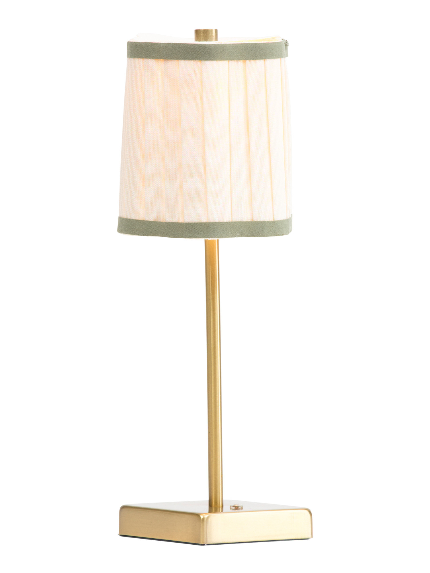 15x5.5 Fluted Trimmed Shade Metal Rechargeable Touch Lamp | TJ Maxx