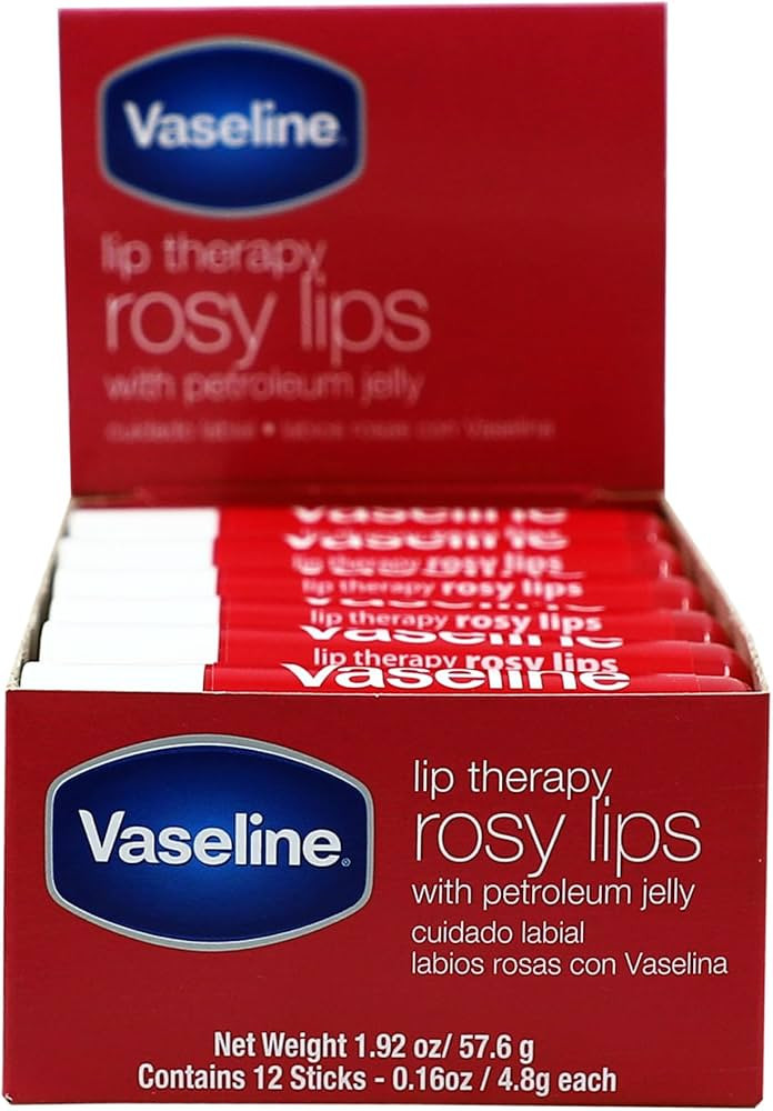 Vaseline Lip Rosy, Fast-Acting Nourishment, Ideal for Chapped, Dry, Cracked, or Damaged Lips, Lip... | Amazon (US)