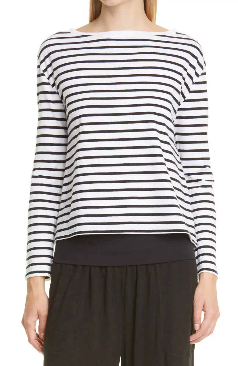 ATM Anthony Thomas Melillo Stripe Jersey Top | Nordstrom | Nordstrom