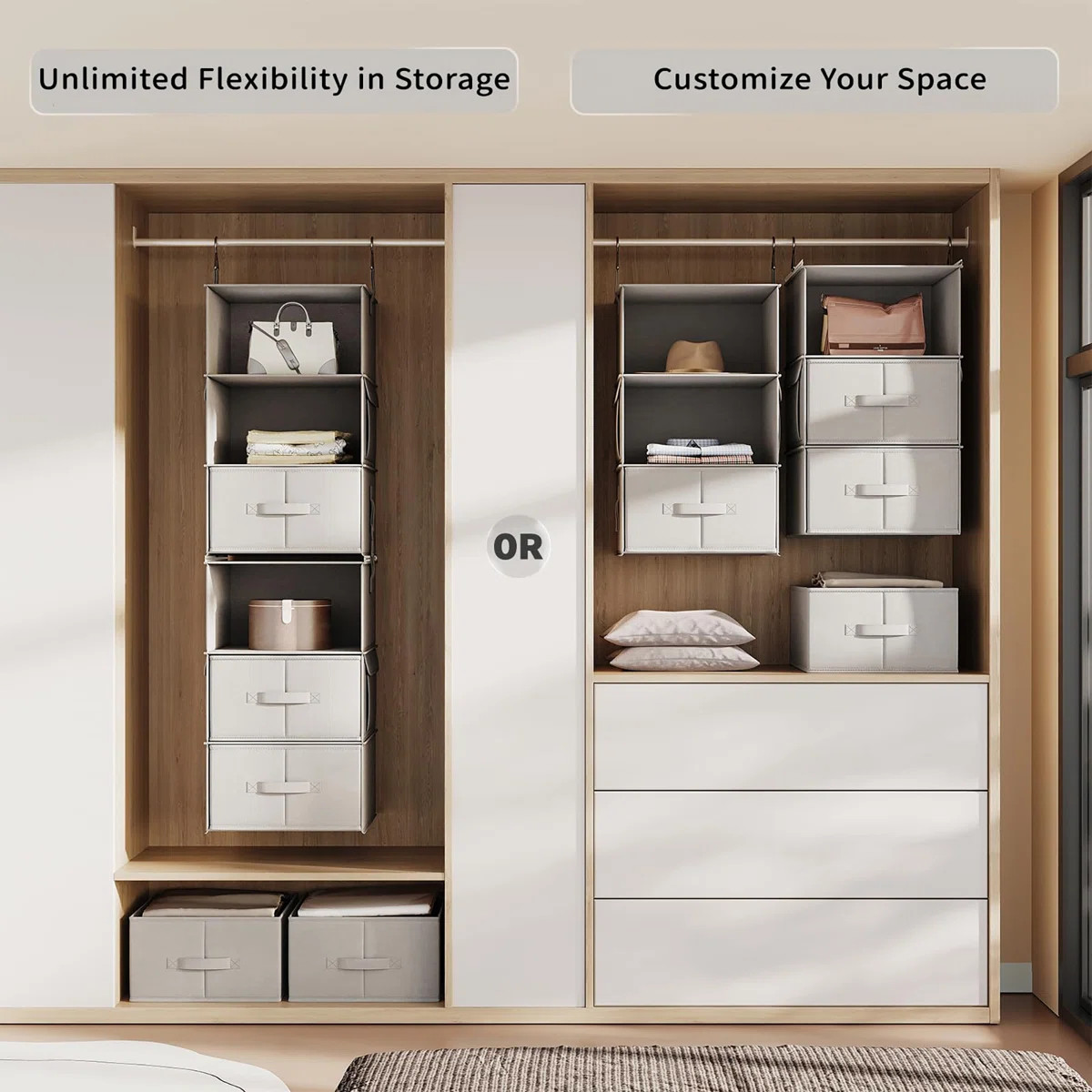 6-Shelf Hanging Closet Organizer | Wayfair North America
