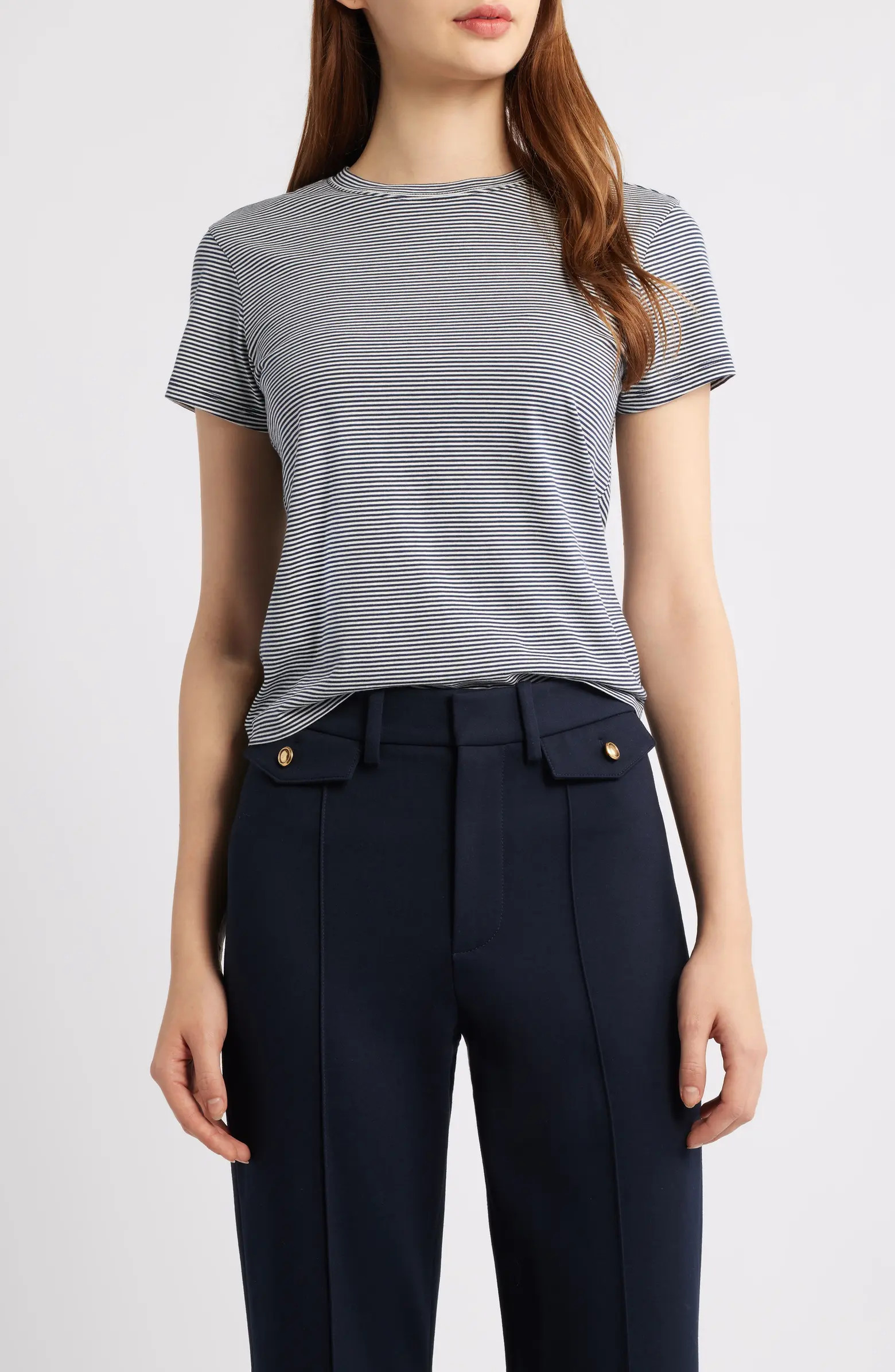 The Stripe Cotton Baby Tee | Nordstrom