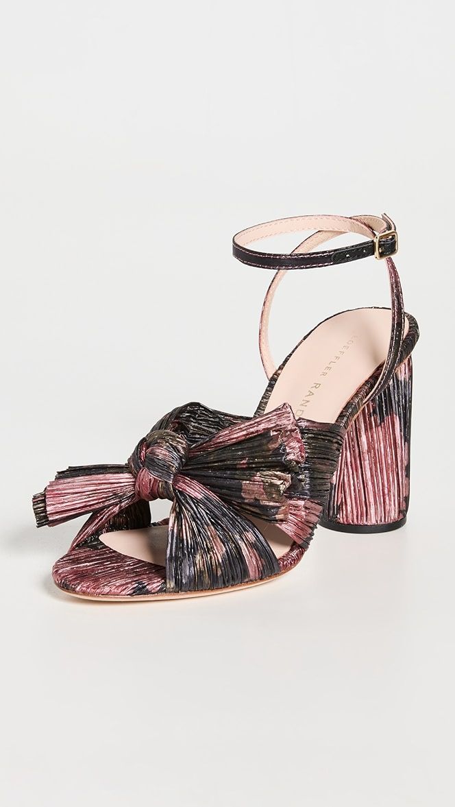 Camellia Pleated Bow Heel with Ankle Strap | Shopbop