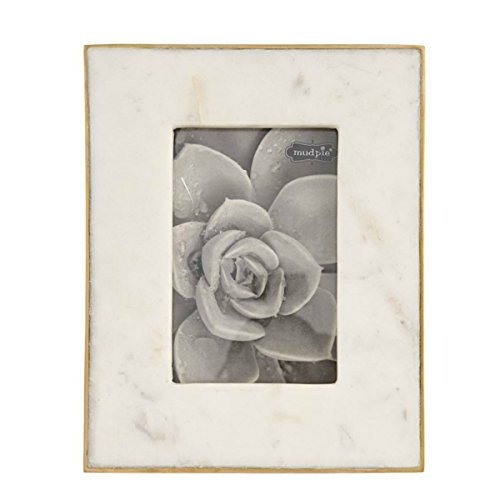 Mud Pie 5" X 7" MARBLE & GOLD FRAME | Amazon (US)