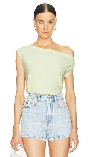Drop Shoulder Top in Butter Yellow | Revolve Clothing (Global)