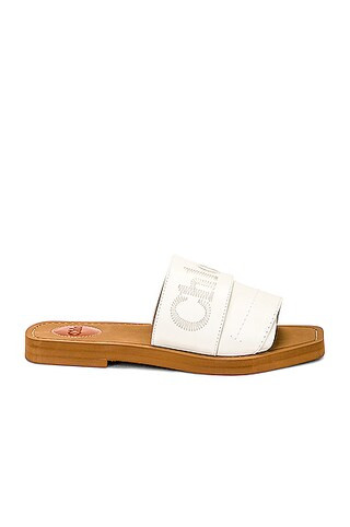 Chloe Woody Sandal in White | FWRD 