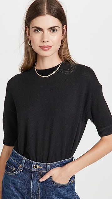 Cashmere Short Sleeve Easy Pull Over | Shopbop