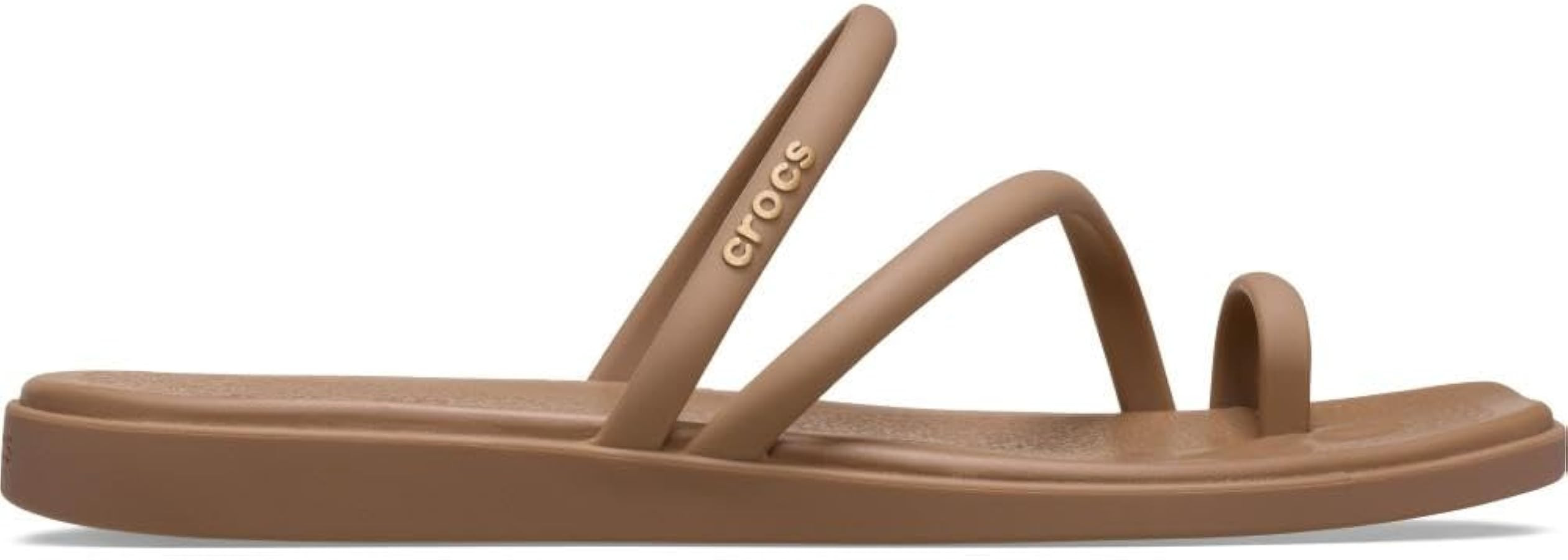 Crocs Women's Miami Toe Loop Sandal Flat | Amazon (US)