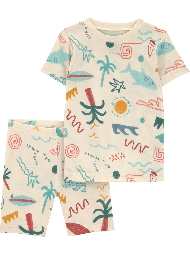 Carter's Child of Mine Toddler Pajama Set, 2-Piece, Sizes 12M-5T | Walmart (US)