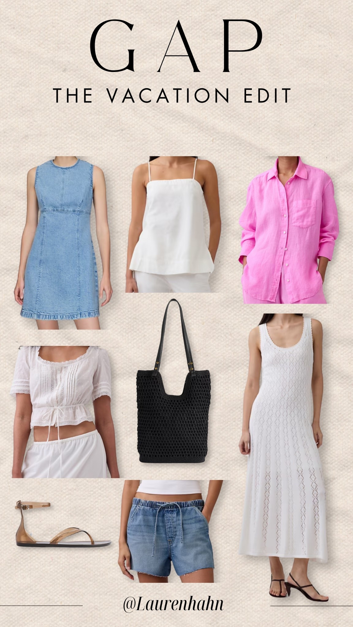 Gap - the vacation edit! Vacation-ready styles 

#LTKSeasonal #LTKstyletip #LTKfindsunder100