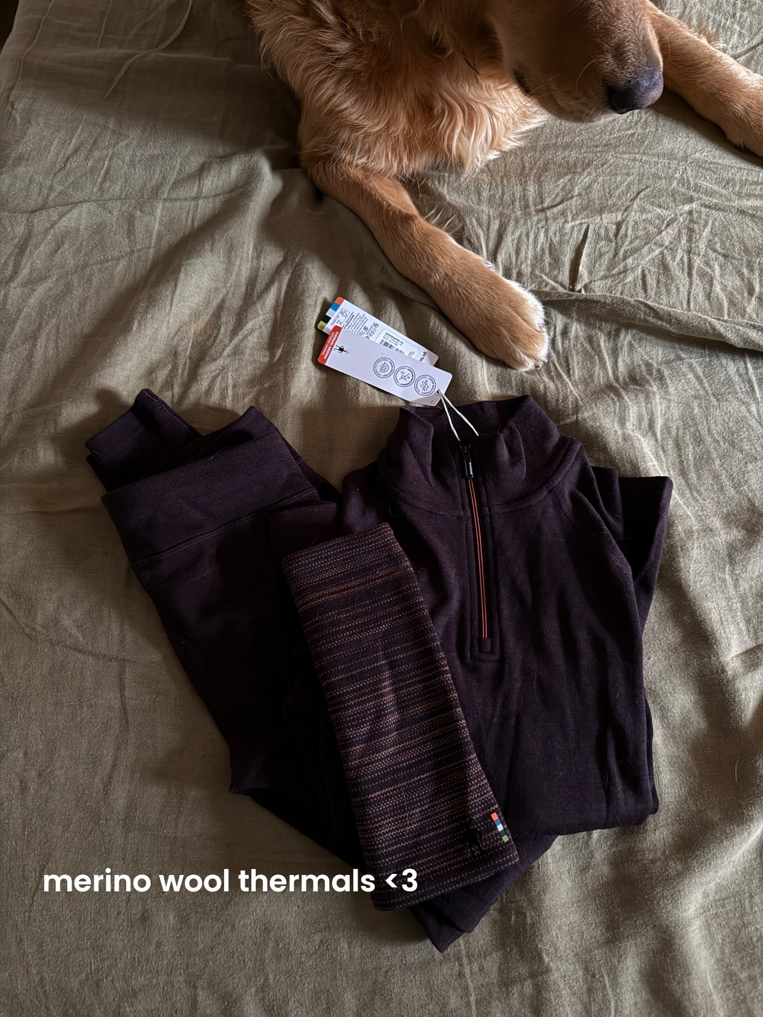 Smartwool merino wool base layer.  Love these all winter long. 🤎🕯️ #baselayer #winter

#LTKcanada #LTKwinter