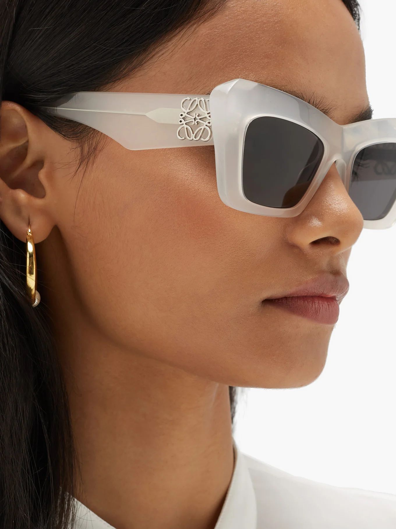 Anagram-logo cat-eye acetate sunglasses | LOEWE | Matches (US)