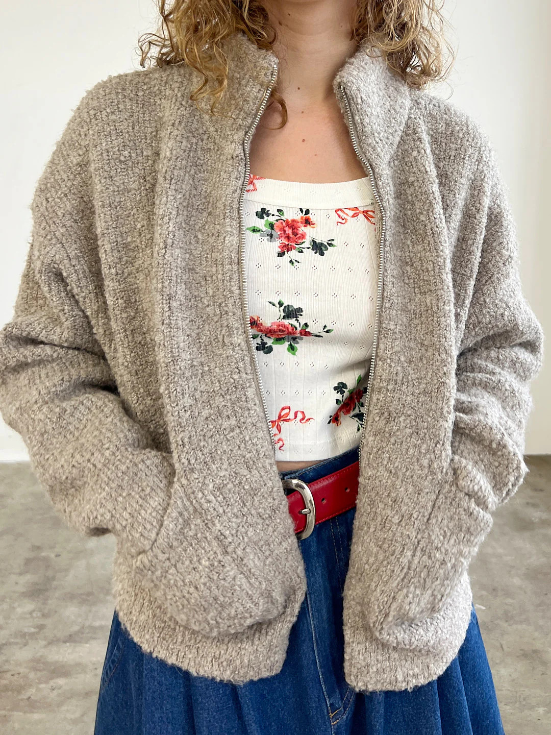 Louie Jacket - Smoke | Lisa Says Gah