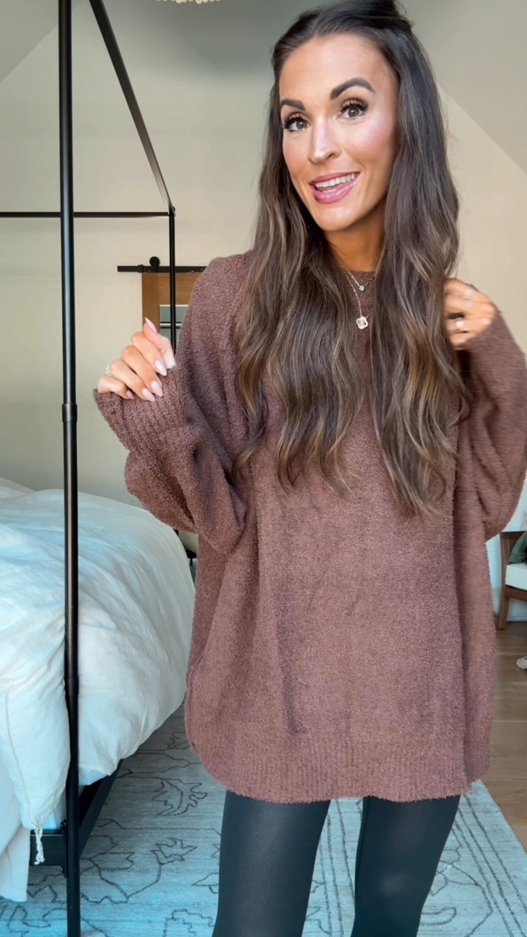 wearing size M! so soft!

#LTKVideo #LTKHoliday #LTKSeasonal