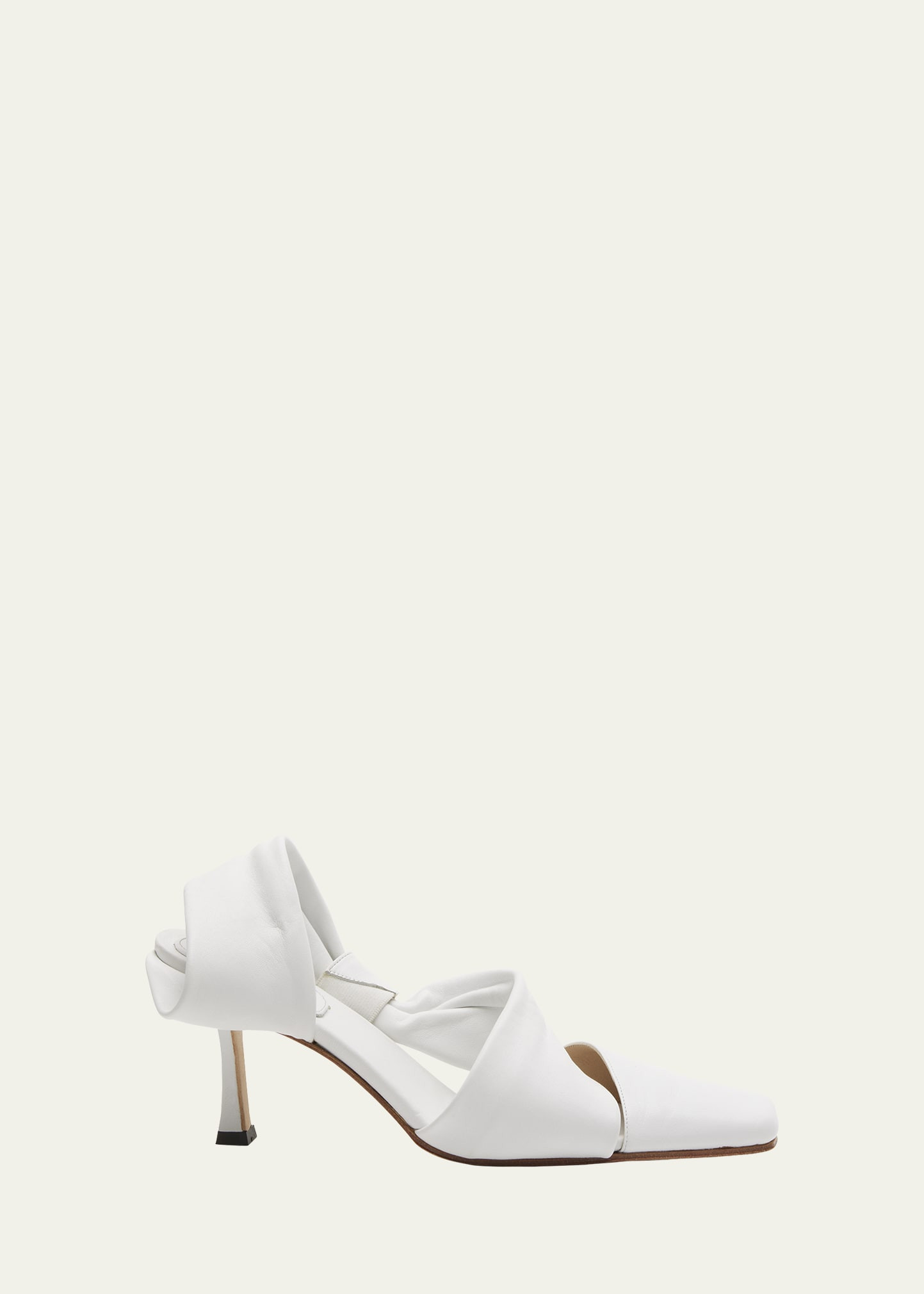 A.W.A.K.E. MODE Caroline Twisted Napa Pumps | Bergdorf Goodman