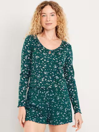 Cozy Ribbed Pajama Top | Old Navy (US)