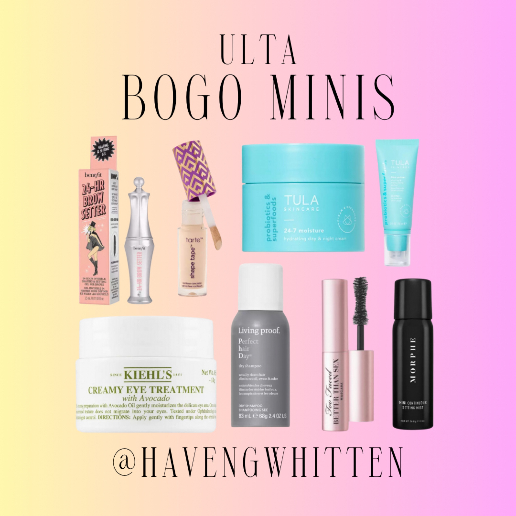Ulta’s BOGO mini sale is happening NOW! Here are my favs🎀💄💋

#LTKfindsunder50 #LTKbeauty #LTKsalealert