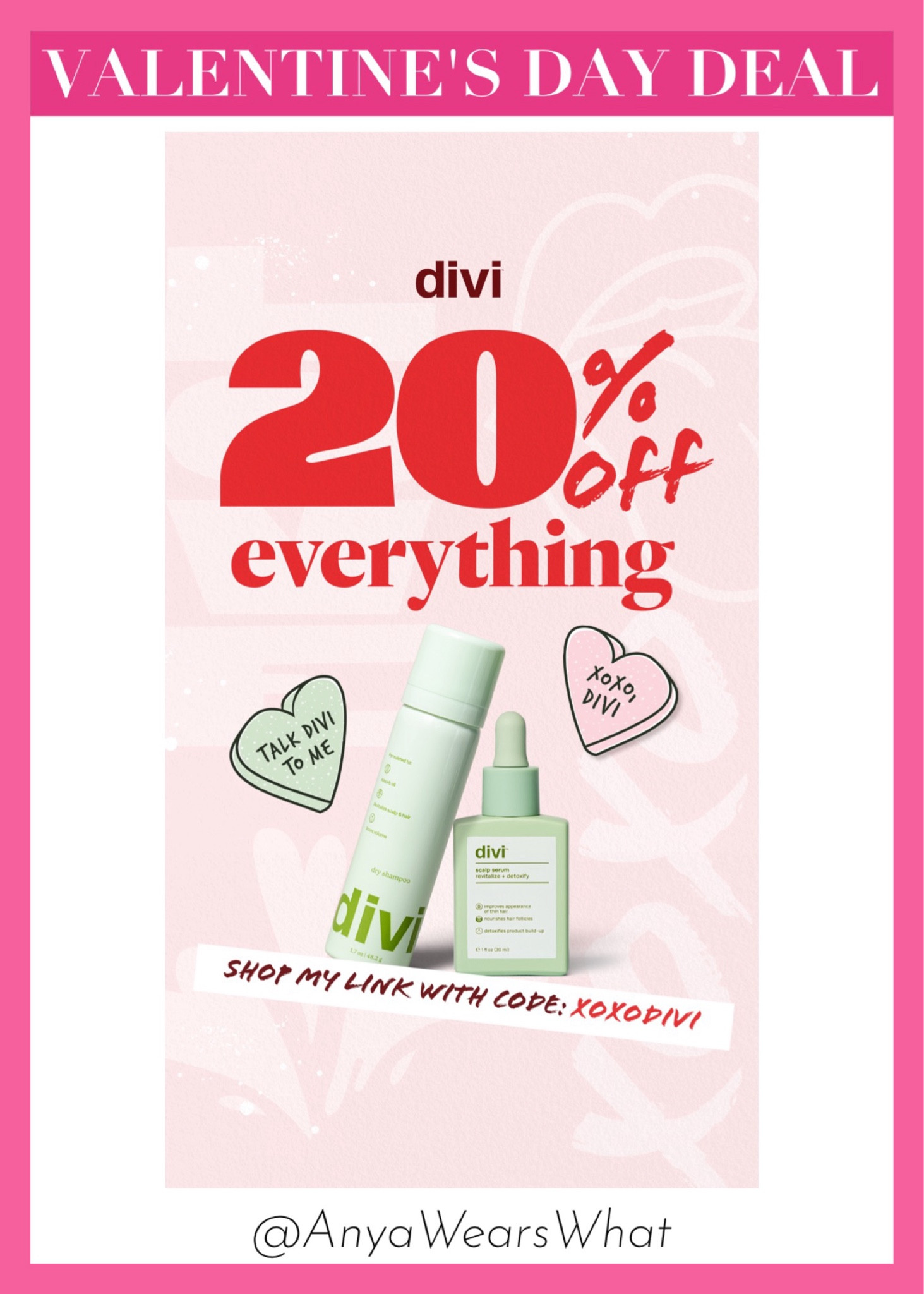 Get 20% off with code: XOXODIVI 💕
With consistent daily use, DIVI's award-winning Scalp Serum is clinically shown to improve overall hair and scalp health.
•90% noticed an improvement in the look of their hair’s fullness.
•87% noticed an increase in how dense their hair looked.
•82% noticed their scalp felt less dry.

Check out DIVI's scalp serum, shampoos, conditioners, dry shampoo, leave-in conditioner, hair supplement and more! 🌿

#hair #scalp #scalpserum #naturalhaircare #haircare #natural #clean #cleanbeauty #ltkbeauty #hairserum #hairsupplements #shampoo #conditioner #dryshampoo #ltksale #ltksalealert #divi 

#LTKSaleAlert #LTKStyleTip #LTKBeauty