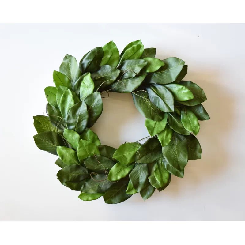 Mountain Magnolia 24'' Wreath | Wayfair North America